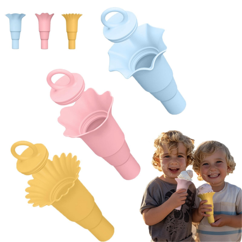 Ice cream cone scoop, ice cream cone, plastic ice cream cone holder 1