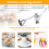 Egg Cracker Topper Set – Soft Hard Boiled Eggs Separator Tool 5
