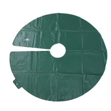 Anello di irrigazione per alberi da 10 galloni in PVC, 60 cm, Verde