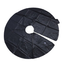 Anillo de riego para árboles 10 galones PVC negro 60cm 23.6in