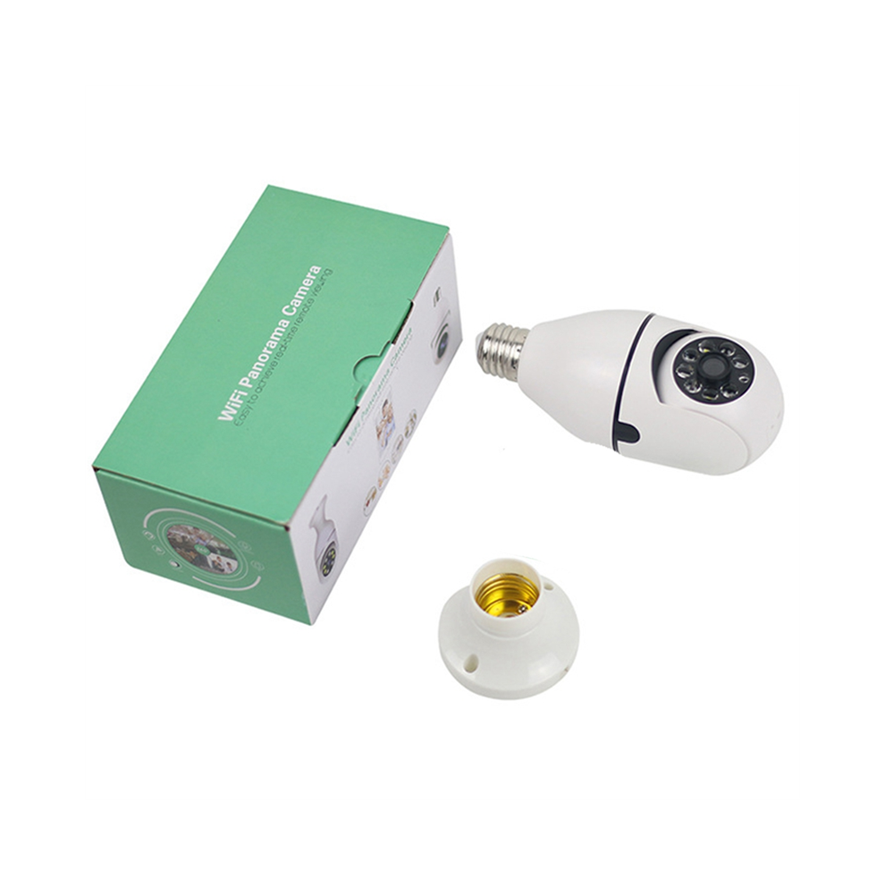 5G Wifi Bulb Night Vision Camera Full Color Security Monitor Cam 4713779666327