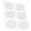 6pcs/set Snare Drum Mute Muffler Percussion Accessories(Transparent) 2