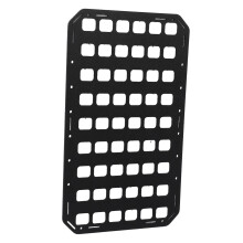 Robustes Insert MOLLE Panel PP Tragbarer Gear-Organizer Rucksack Ausrüstungs-Panel mit Tragegriff Gurt für Beutel Schwarz