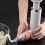 Riempitrice per salsicce verticale manuale 22,59,5 cm argento 12