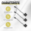5Pcs IDE to 3 Pin Fan Power Cable PC Cooling Convertor Cable 6
