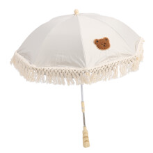 Parasol pour bébé à pampilles pour poussette 63x50cm motif ours
