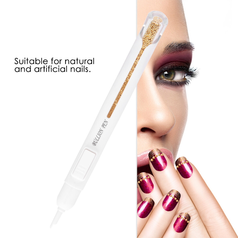 Create Beautiful Nail Designs with 2800 Bead Bullion Art Pen
