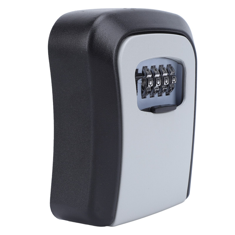 Wall Mounted Zinc Alloy Key Lock Box, 4-Digit Combination Safe 7601334567318