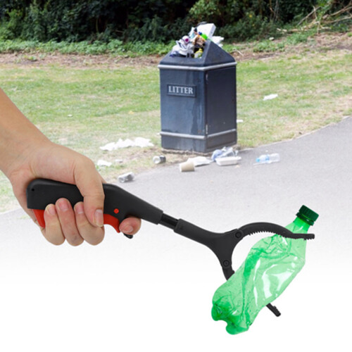 Multifunctional Trash Picker Tool 29.5cm ABS Garbage Claw with Non-slip Grip 2