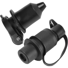 Trailer Plug Adapter Motorhome Power Cord Socket 3-Pin European-Style