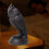Gotischer Kerzenhalter aus Harz in Eulenform 7