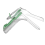 1PCS Adjustable Illuminated Mirror Clear Clip Professional Speculum 1