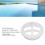 3PCS Round Drain Grille Insert G1-1/2 for SP1026 Pools 3