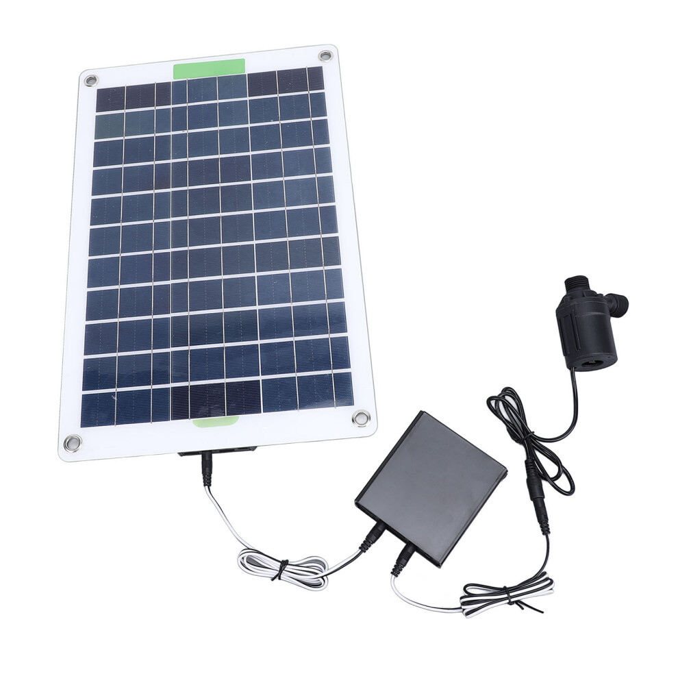 100W Monocrystalline Solar Water Pump 16.4FT Lift with Storage Box