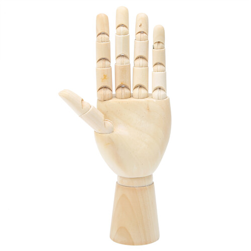 Creative Desktop Mannequin Jointed Left Hand Model for Artists 30cm Tall 1