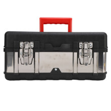 14 Inch Large Capacity Stainless Steel Lockable Tool Box, 360x210x150mm