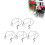 5Pcs Floating Iron Railing Planter Shelf, 292712cm, Rustproof 15