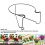 5Pcs Floating Iron Railing Planter Shelf, 292712cm, Rustproof 7