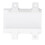 Support mural en ABS blanc pour adaptateur Ethernet 2