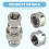 Quick Release Fitting ISO7241-A NPT Hydraulic Coupling Connector 6