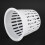 10pcs 3 inch Mesh Pot Net Planting Basket Hydroponic white 7