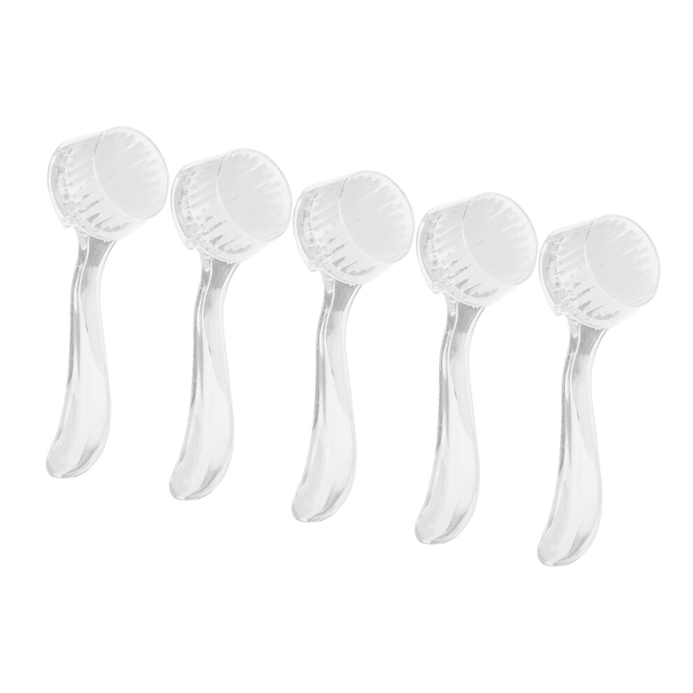 Manicure Dust Removal Brushes 5pcs Set - Soft and Skin-Friendly White