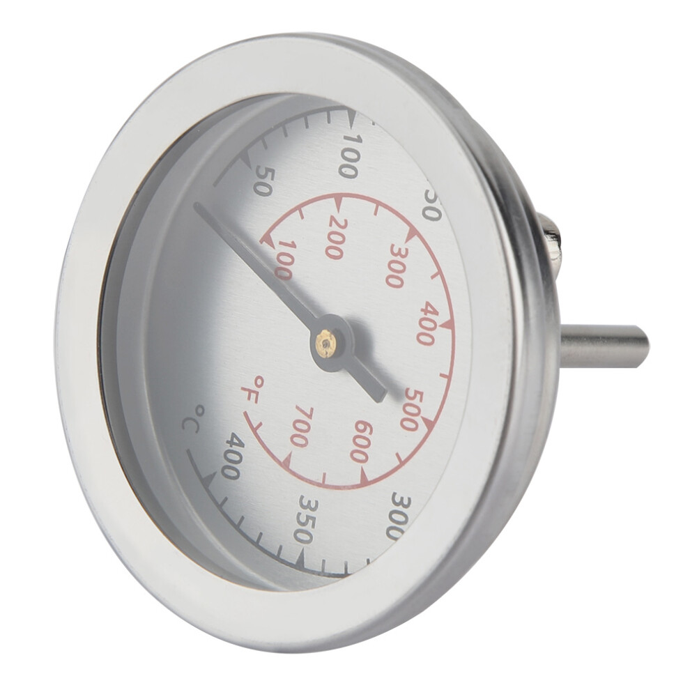 100~700 BBQ Grill Thermometer Analog Dial Double Scale, 5.2cm Diameter-image-OPC-PJD27BK-NEW