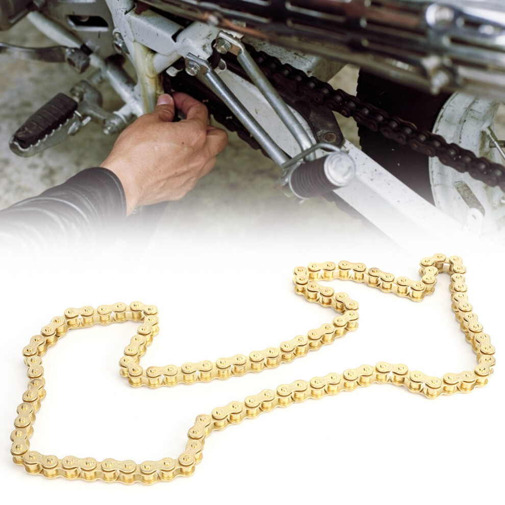 Motorcycle 420 Chain 96 Links For 50Cc 110Cc 125Cc Dirt Bikes And Karts 6921334578789