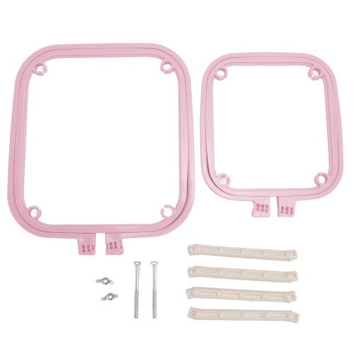 Doppel-Schicht-Stickrahmen 1 Set Hellviolett 2
