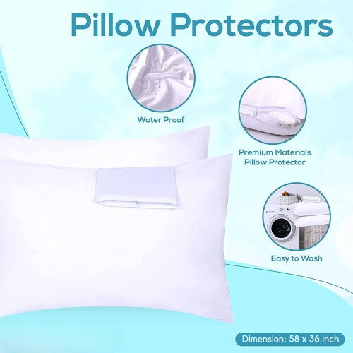 Anti-Allergy Toddler Cot Bed Pillow Soft & Safe 2
