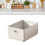 Boîte de rangement extensible blanche rectangulaire de grande taille 10