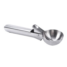 Cucchiaio da gelato di grande calibro con finitura satinata L19x5,6x3 cm