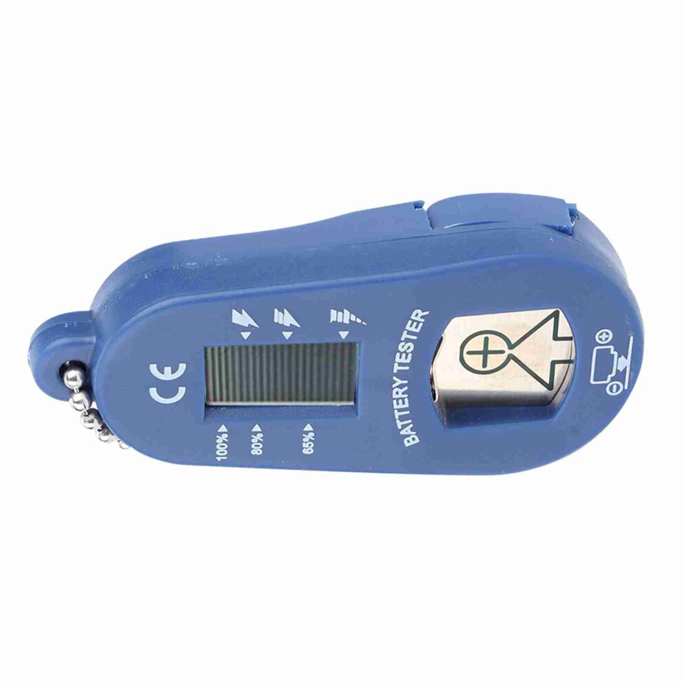 Hearing Aid Battery Tester With Lcd & Key-Ring, Compact 12G Blue 8441334581216