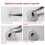 Eyelash Extension Glue Rings - 100-Pack Disposable Adhesive Holders 15
