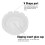 Eyelash Extension Glue Rings - 100-Pack Disposable Adhesive Holders 1