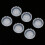 Eyelash Extension Glue Rings - 100-Pack Disposable Adhesive Holders 3