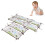 4pcs Baby Cot Bumper Set Breathable Soft Mesh Edging, Size Options 16