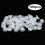 Eyelash Extension Glue Rings - 100-Pack Disposable Adhesive Holders 14