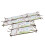 4pcs Baby Cot Bumper Set Breathable Soft Mesh Edging, Size Options 9