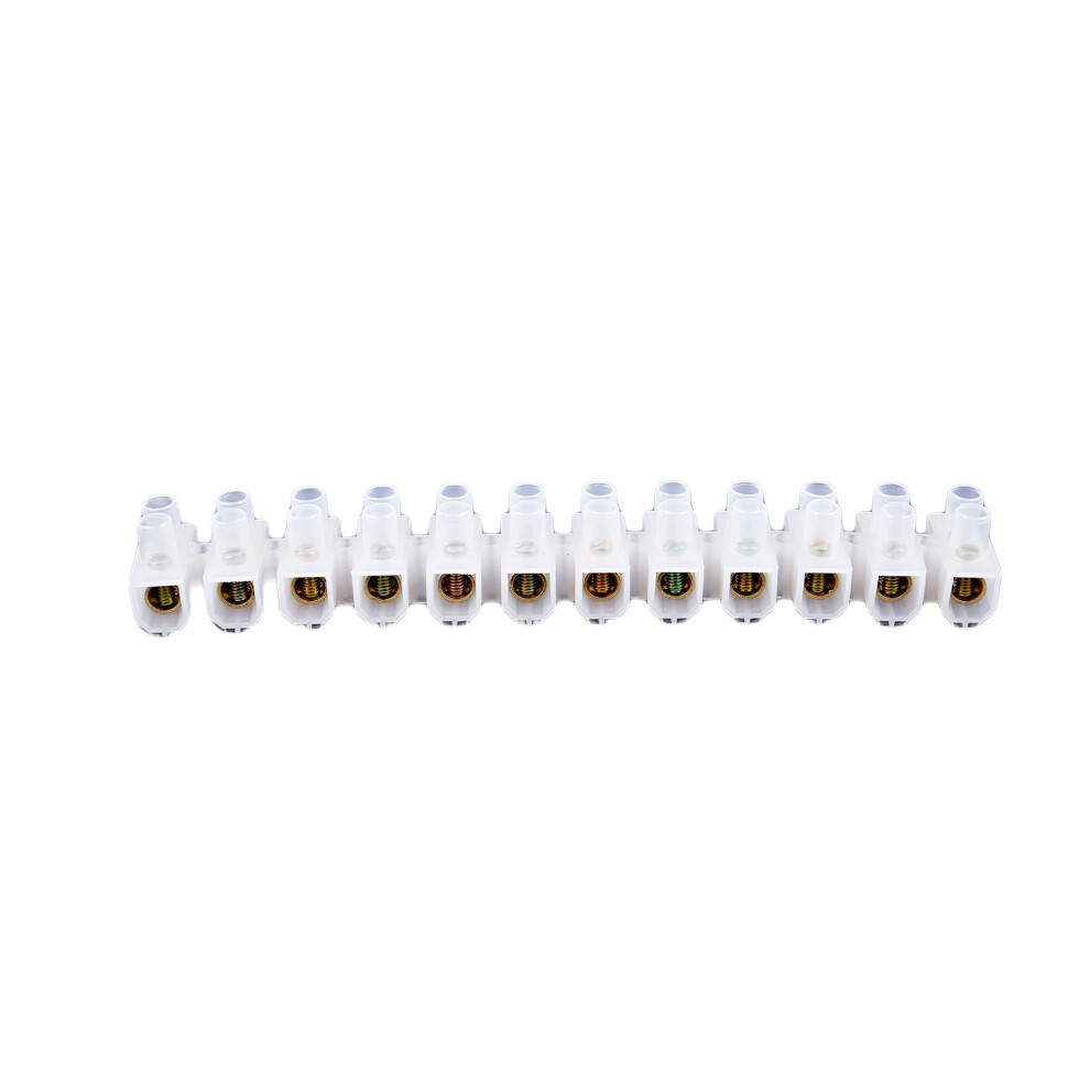 60 Amp -12 Way Strip Terminal Block Strip - Electrical Wire Connector 4713507976285