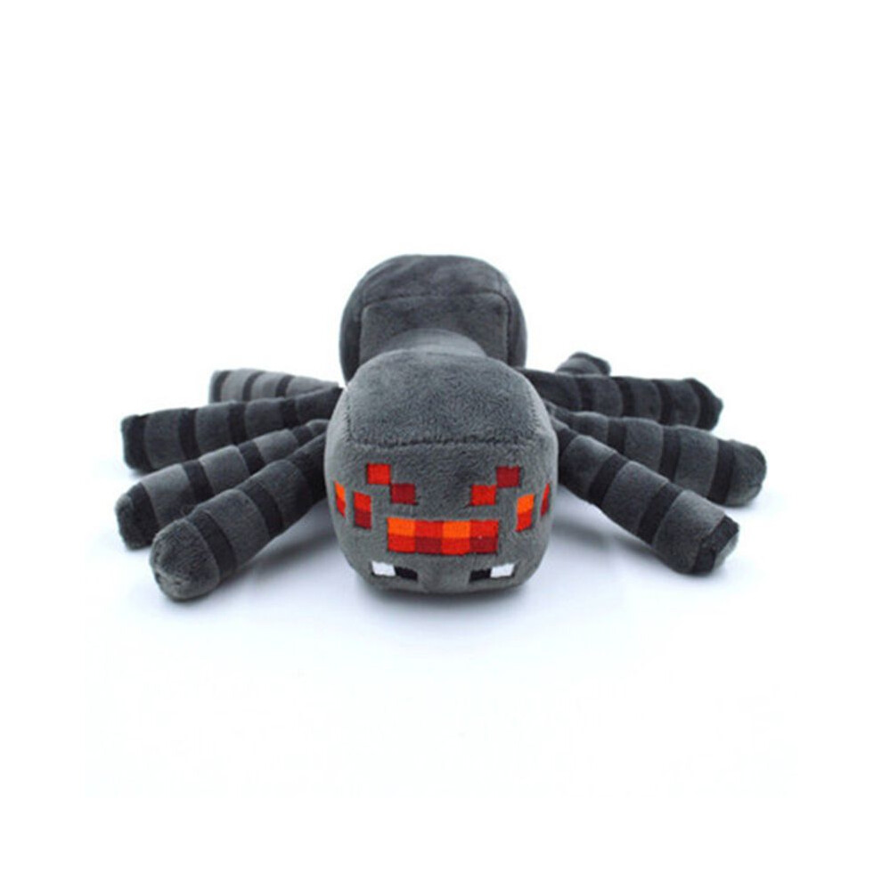 (Spider-30cm) Toys Minecraft Plush Minecraft Creeper Enderman Wolf Stuffed Pixel Toys Doll