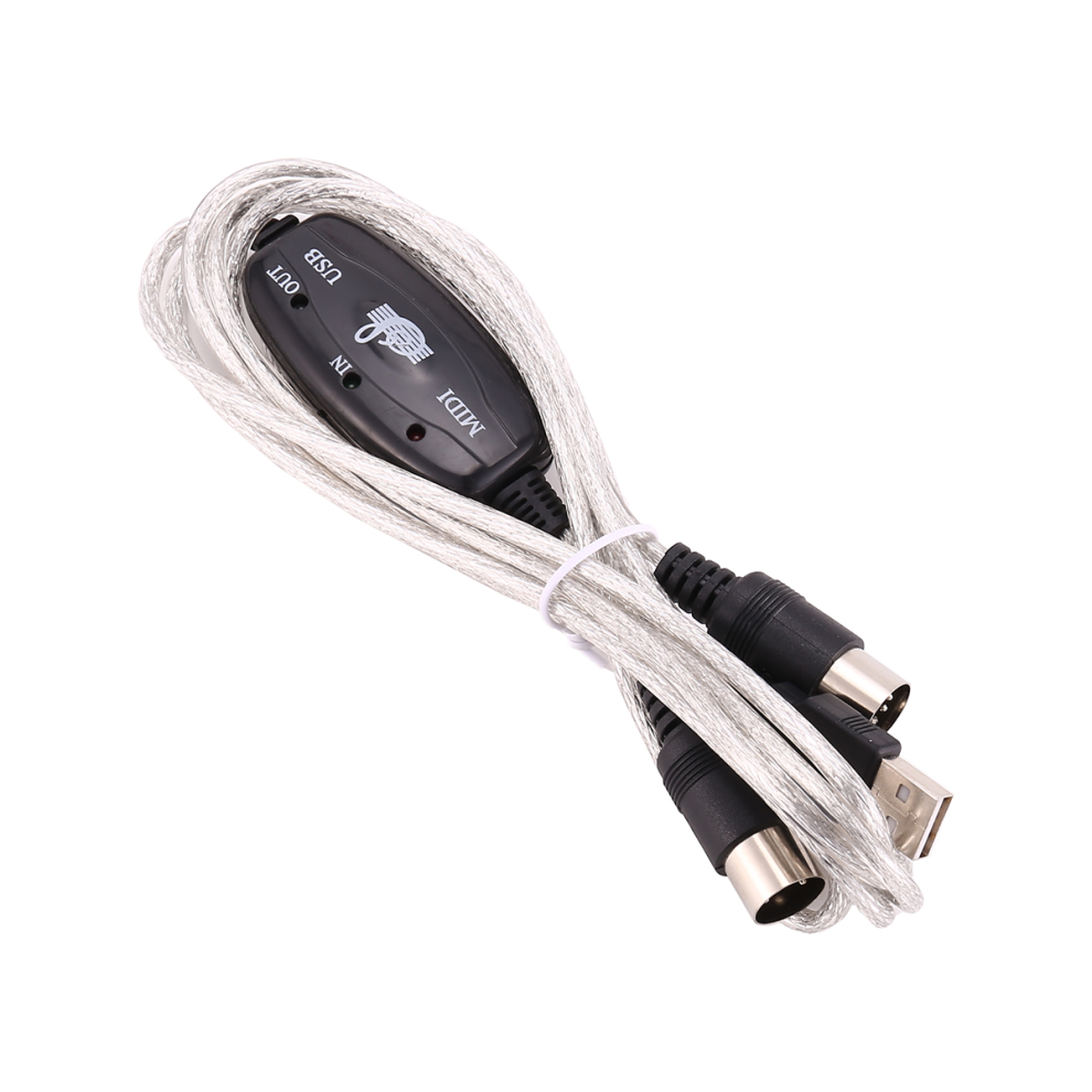 Usb To Midi 5Pin Cable Converter For Piano Electronic Instruments 4713507976056