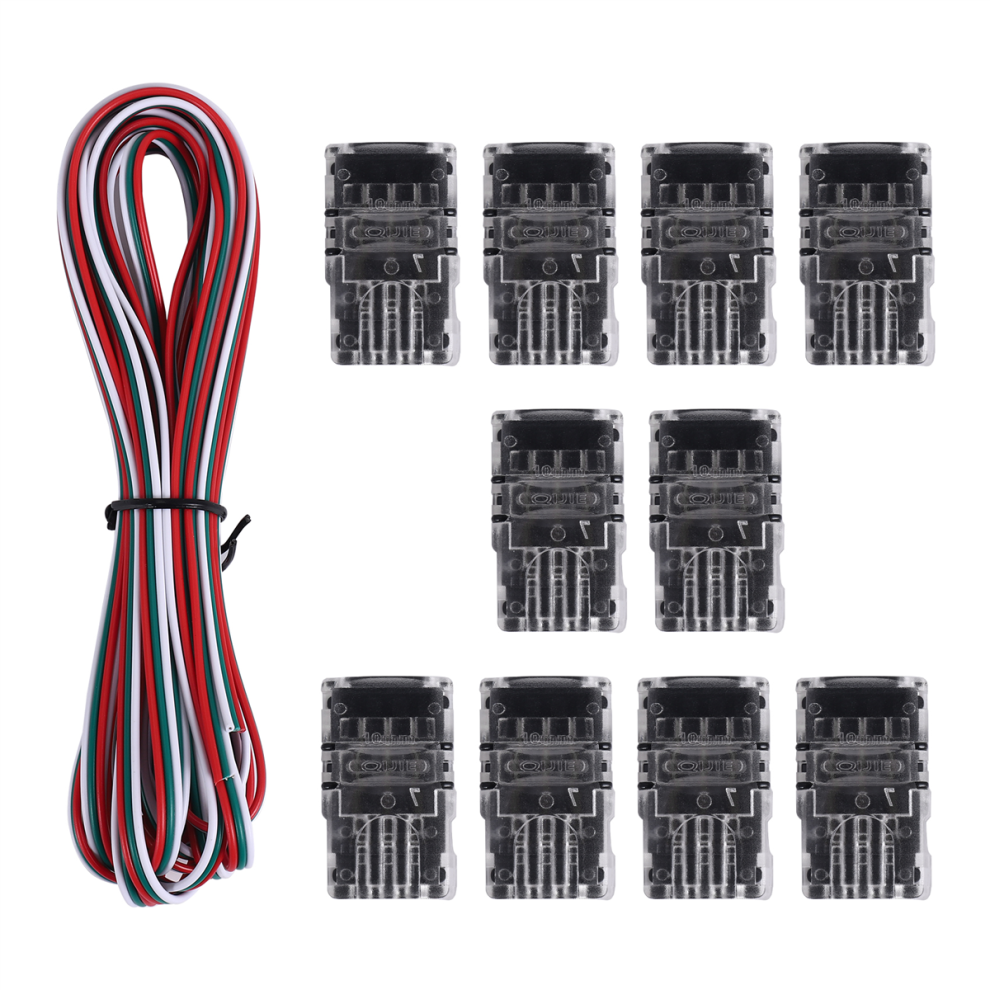 11 Pieces Tunable 3 Pin Led Strip Connectors 10Mm Terminal For Ws2811 4713507975967