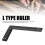 Righello a L in lega di alluminio 300mm argento 4