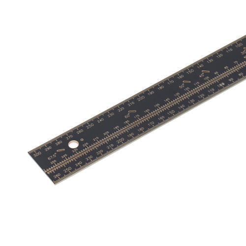 Righello a L in lega di alluminio 300mm argento 2