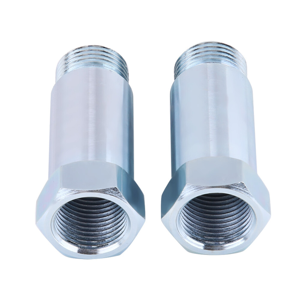 Universal Stainless Steel O2 Sensor Extension Spacer M18*1.5 Pair 7891334583184