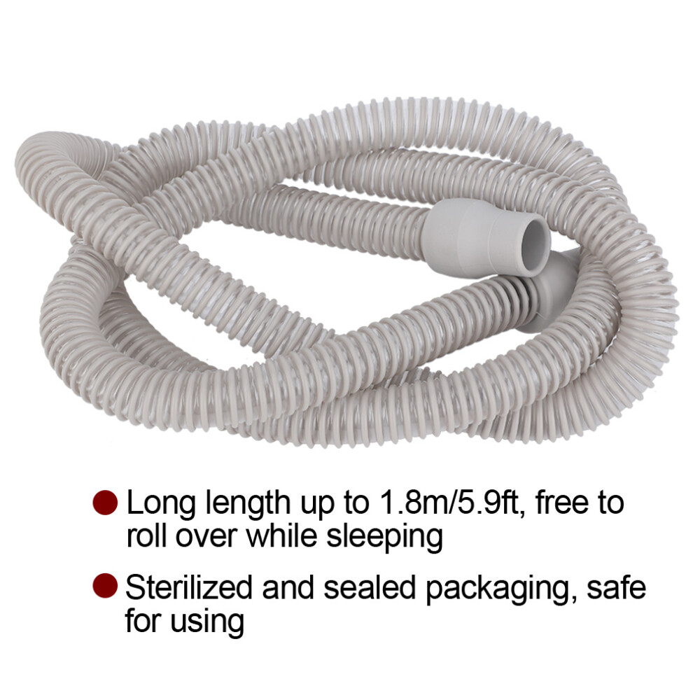 Easy-Pack 1.8m Breathing Tube for Ventilators with 22mm Silicon Links