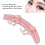 Séparateur d’extensions de cils en silicone rose réutilisable 5