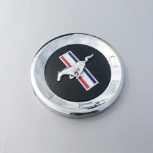 (Mustang)Mustang Heck Kofferraumdeckel Emblem Badge Tankdeckel Ford Anniversary Logo Chrom 59"