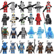 (24PCS Star Wars - 4) 24PCS Star Wars Minifigures Minifigures Kid Toys Gift Fit Lego